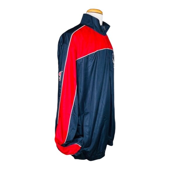 Houston Texans NFL Team Apparel Jacket XXL Navy/Red 100% Polyester NWT - Picture 7 of 10